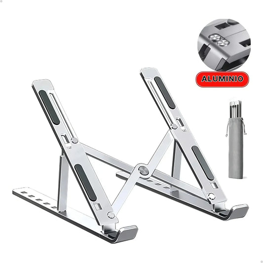 Base Soporte Para Portátil metálica Plegable Ergonómica