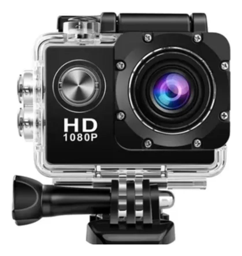 Cámara deportiva de accion sumergible y resistente al agua-1080p