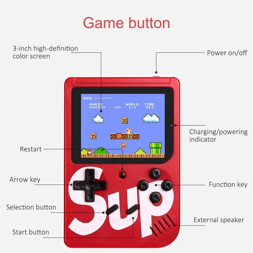 Mini Consola Retro 400 Juegos Portatil
