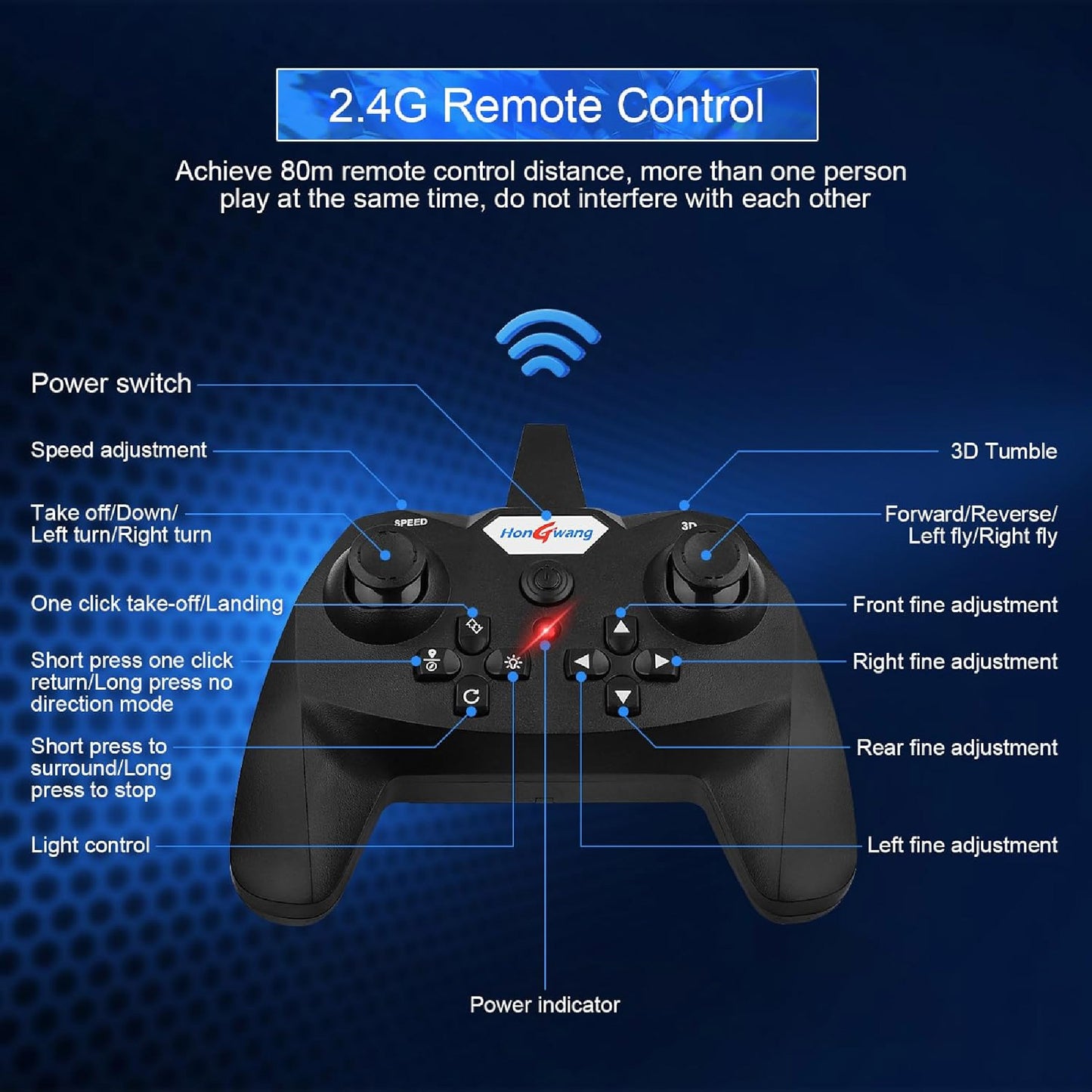 Avion Dron Control Remoto Anti Golpes