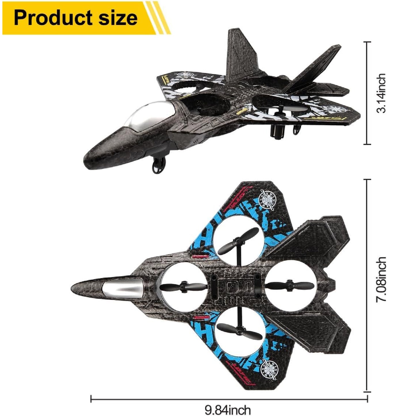 Avion Dron Control Remoto Anti Golpes