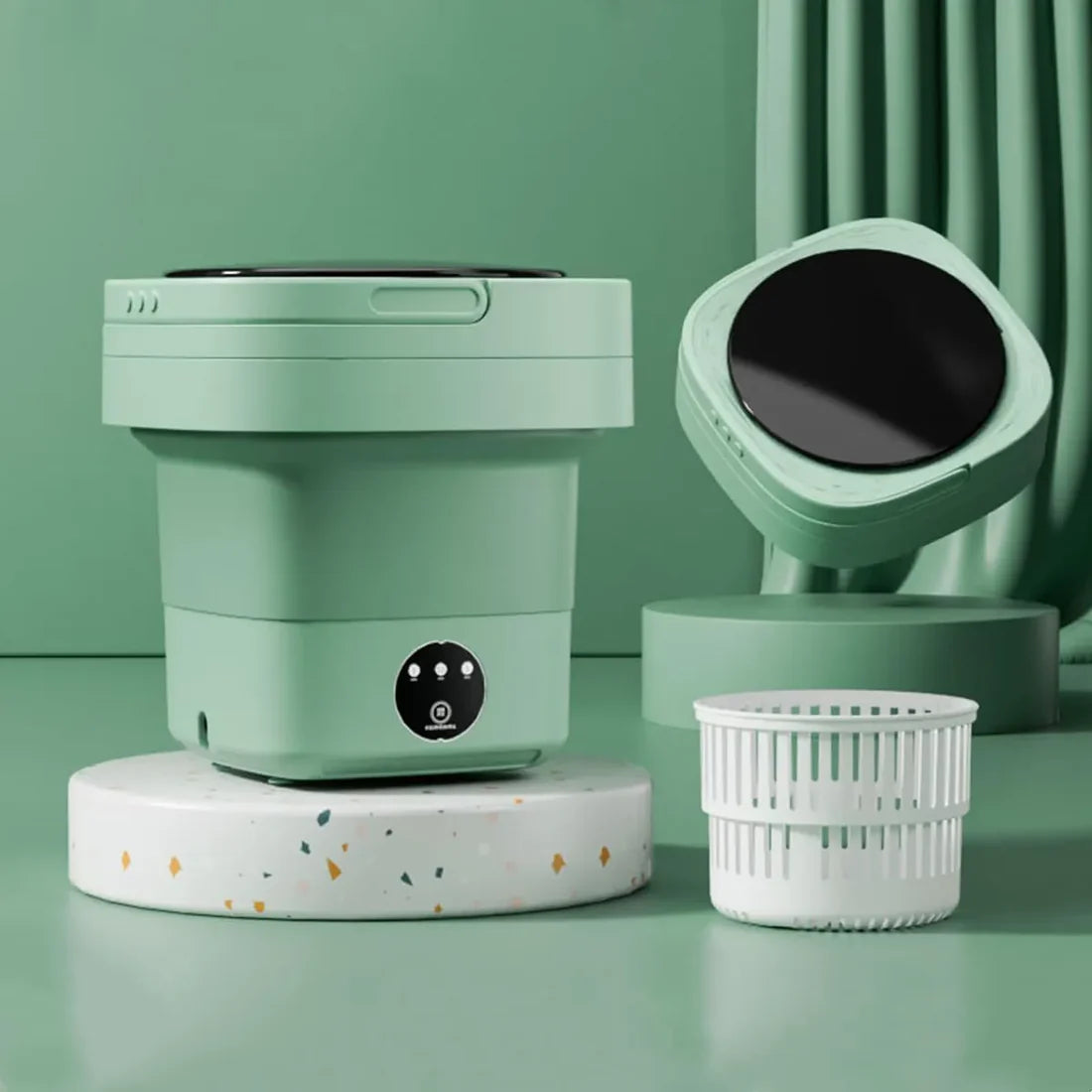 Mini Lavadora Portátil, Lavadora Plegable, Lavadora Compacta