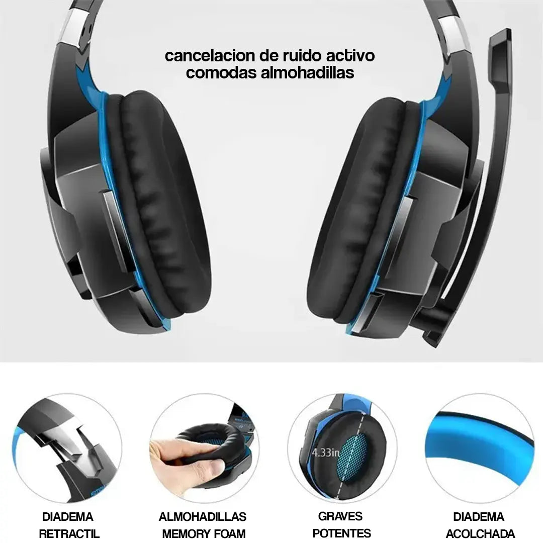 auriculares gamer Kotion each pro
