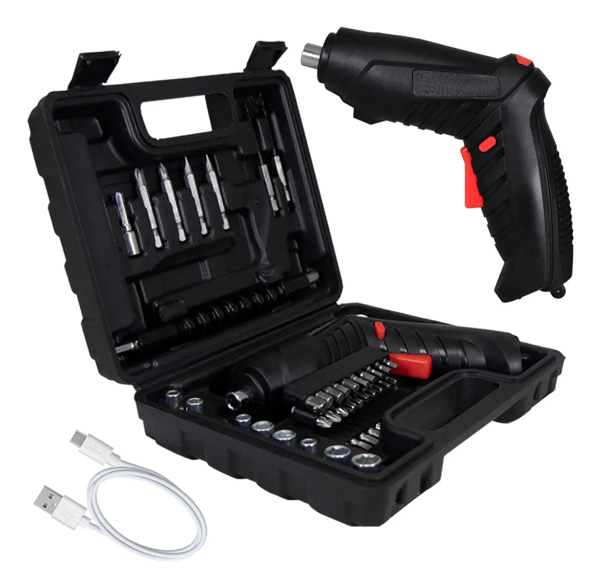 Kit De Destornillador electrico Inalambrico Eco