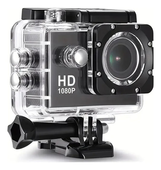Cámara deportiva de accion sumergible y resistente al agua-1080p