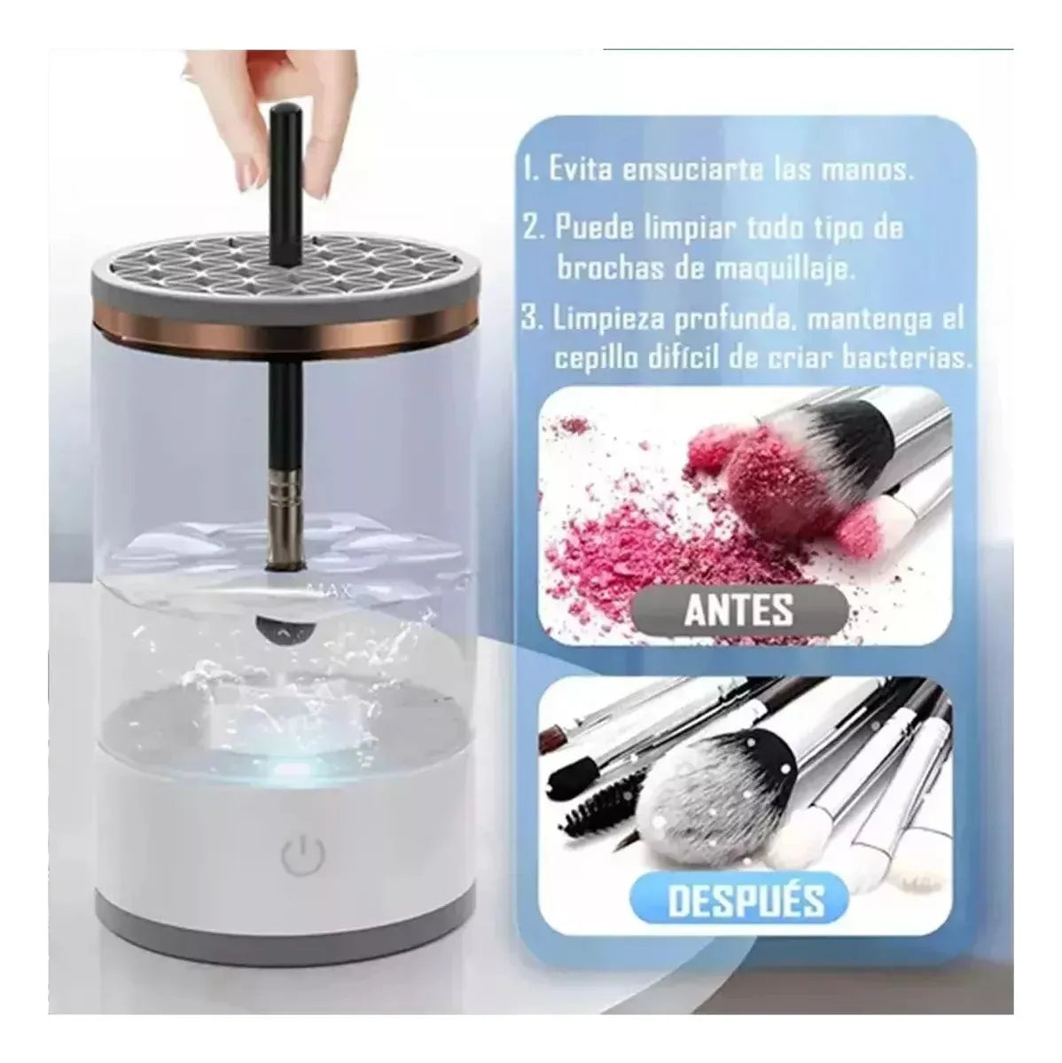 LIMPIADOR DE BROCHAS ELÉCTRICO