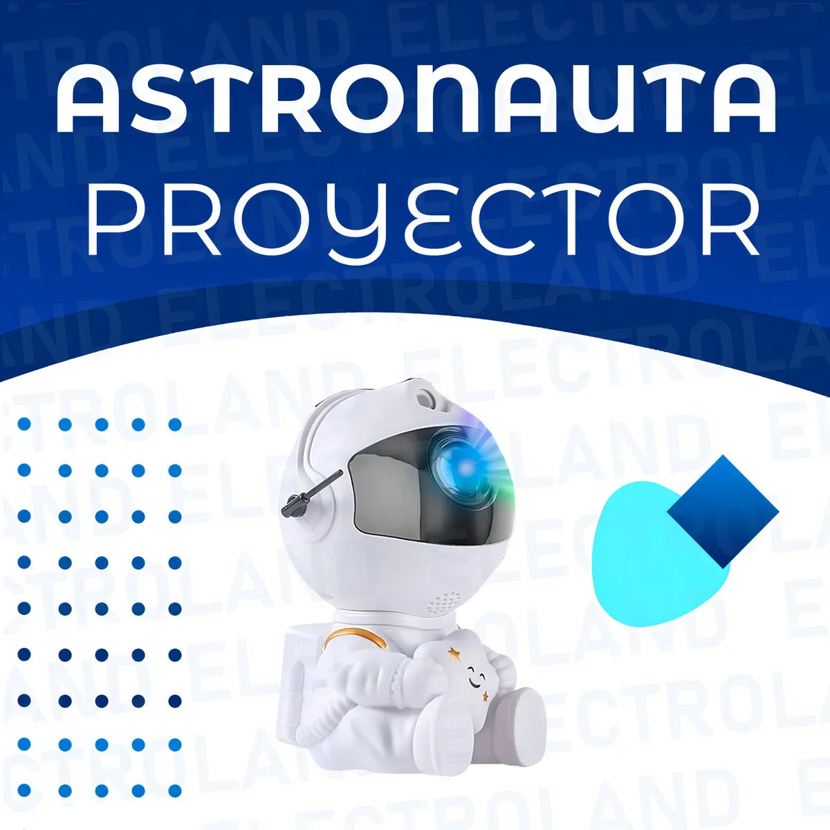 Lampara Proyector Astronauta