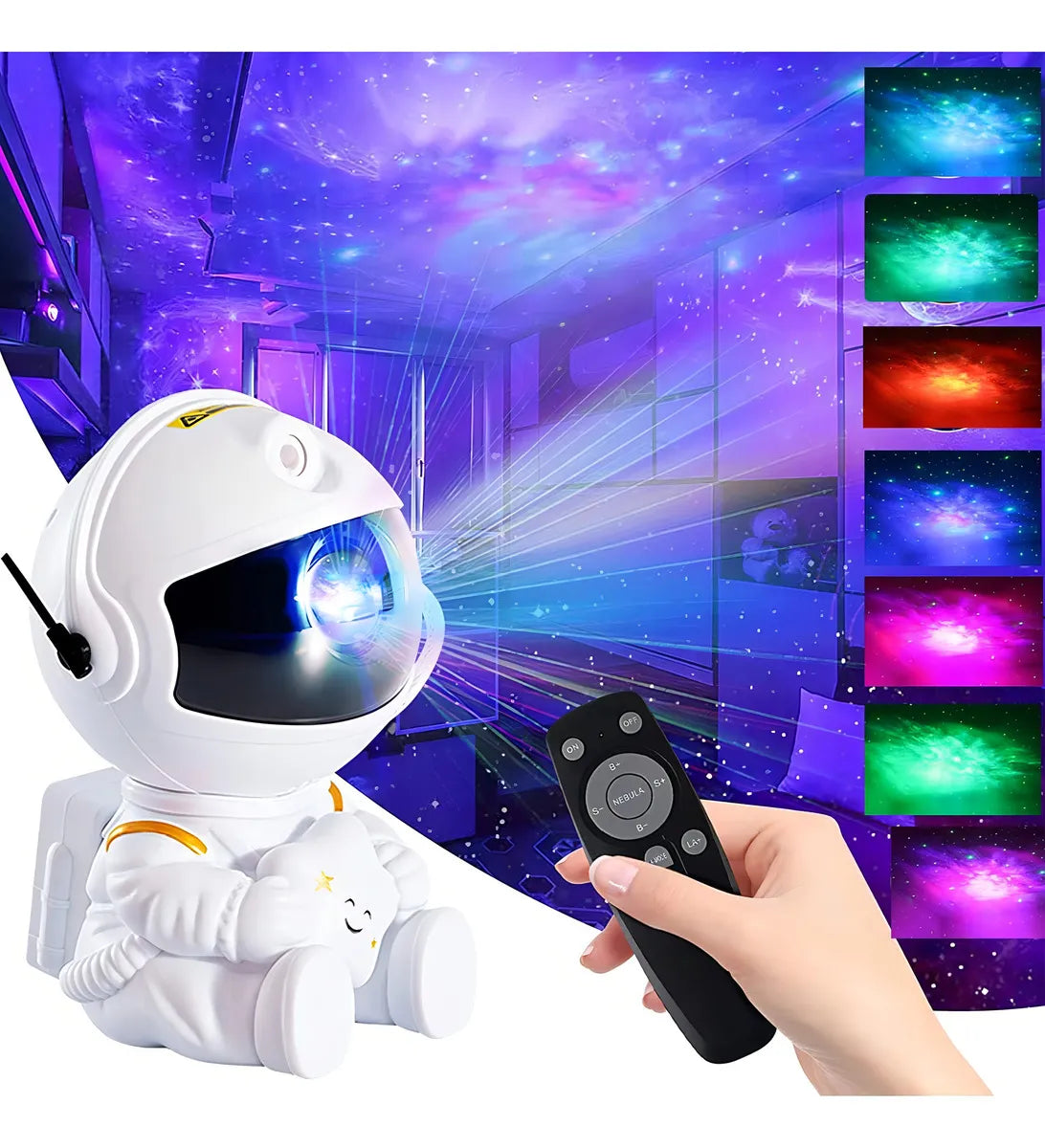 Lampara Proyector Astronauta