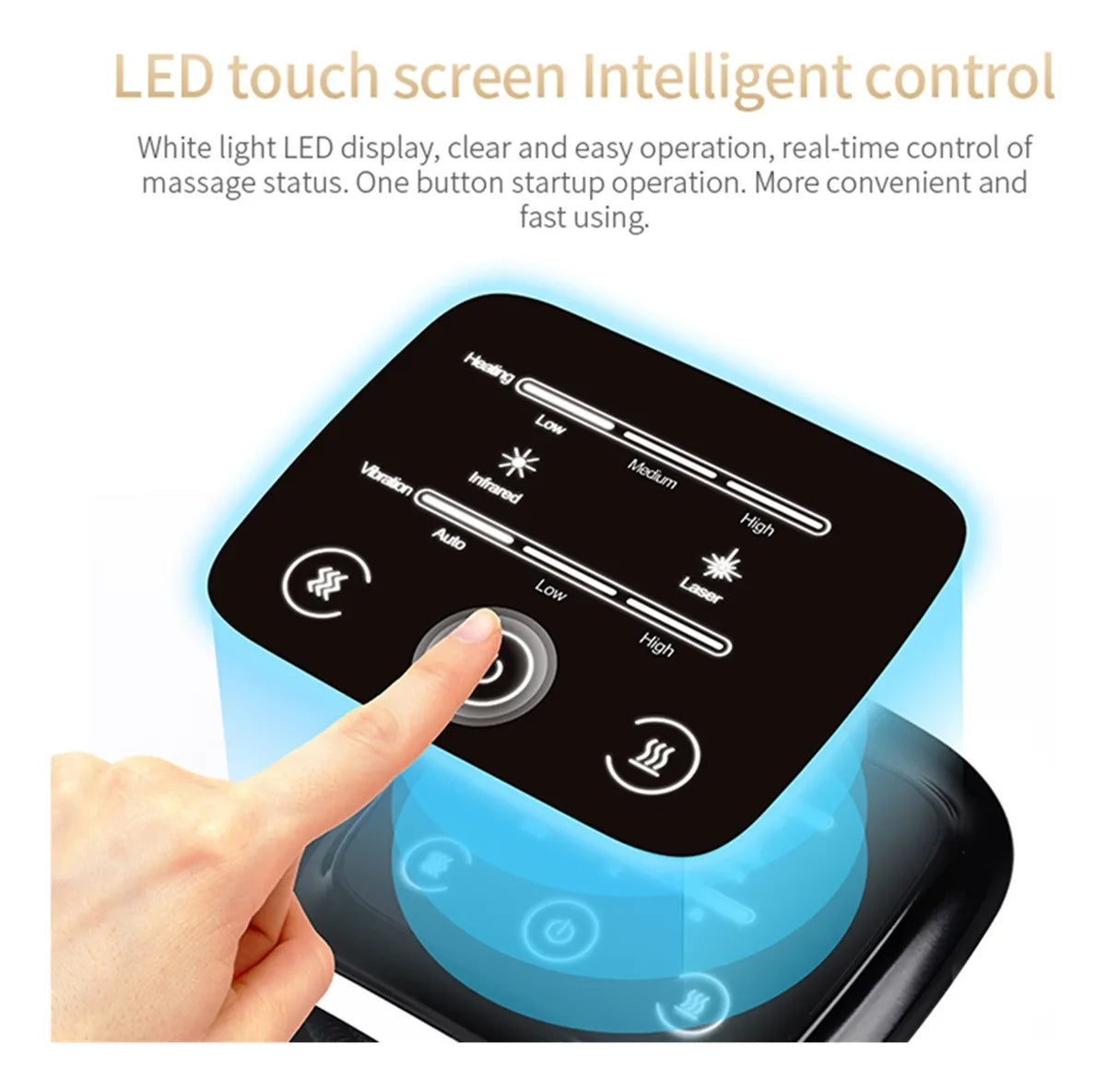 Masajeador de recuperación para rodilla