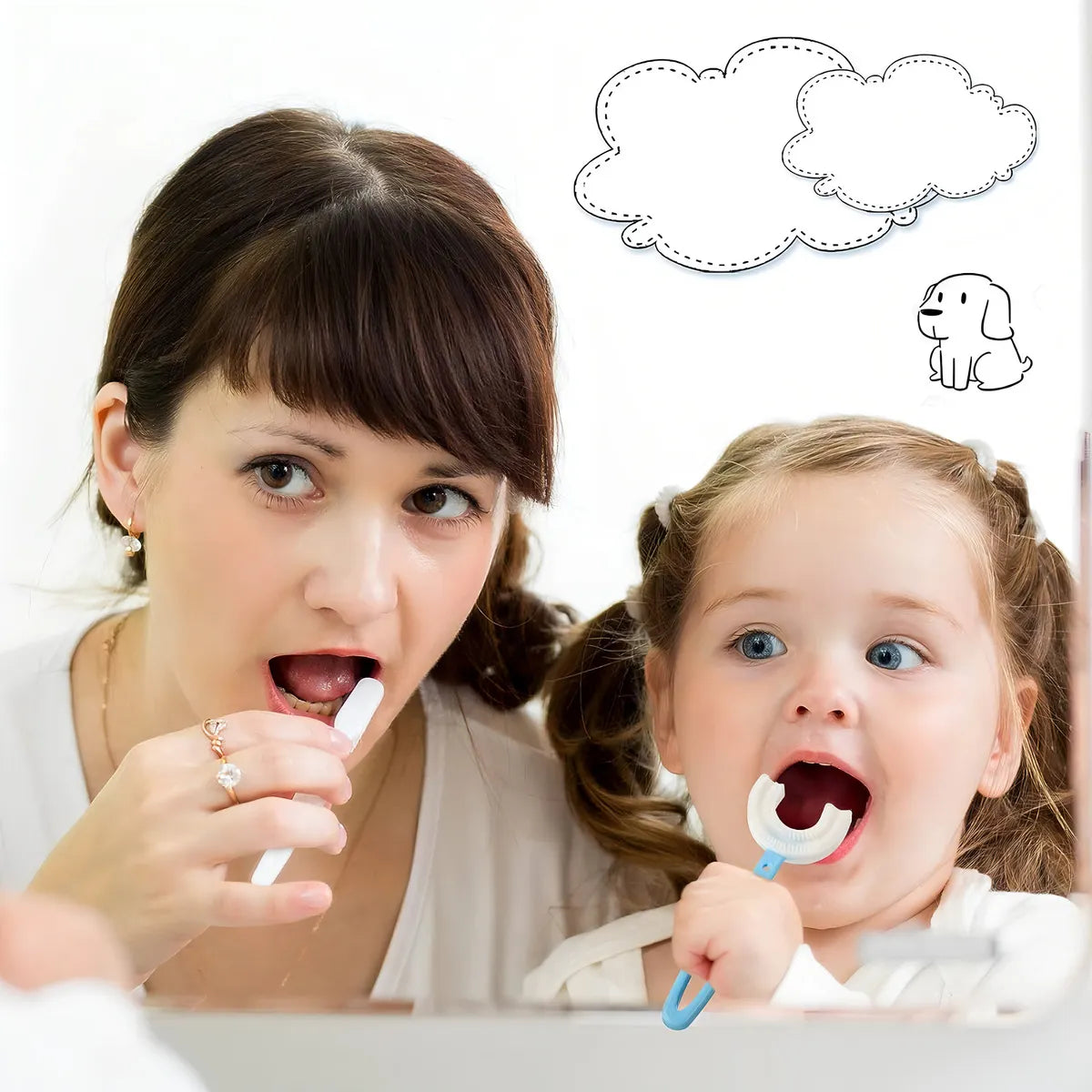 Cepillo De Dientes en forma U Para Niños