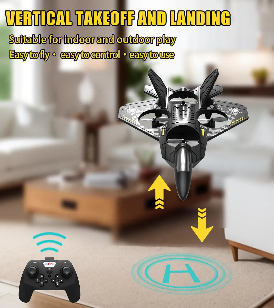 Avion Dron Control Remoto Anti Golpes