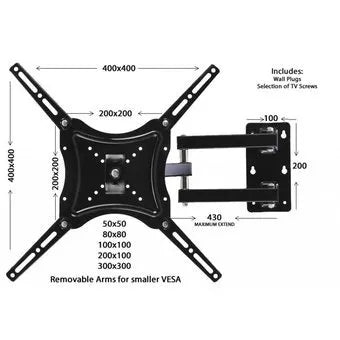 Soporte De Brazo para televisores y monitores 14" 55"