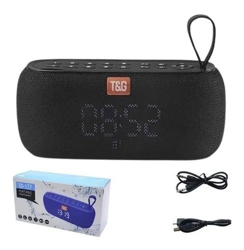 Parlante Reloj Bluetooth TG177 con Rádio FM