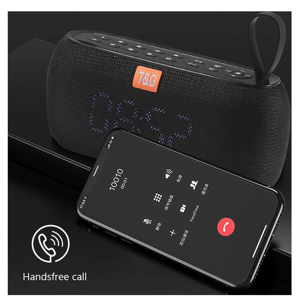 Parlante Reloj Bluetooth TG177 con Rádio FM
