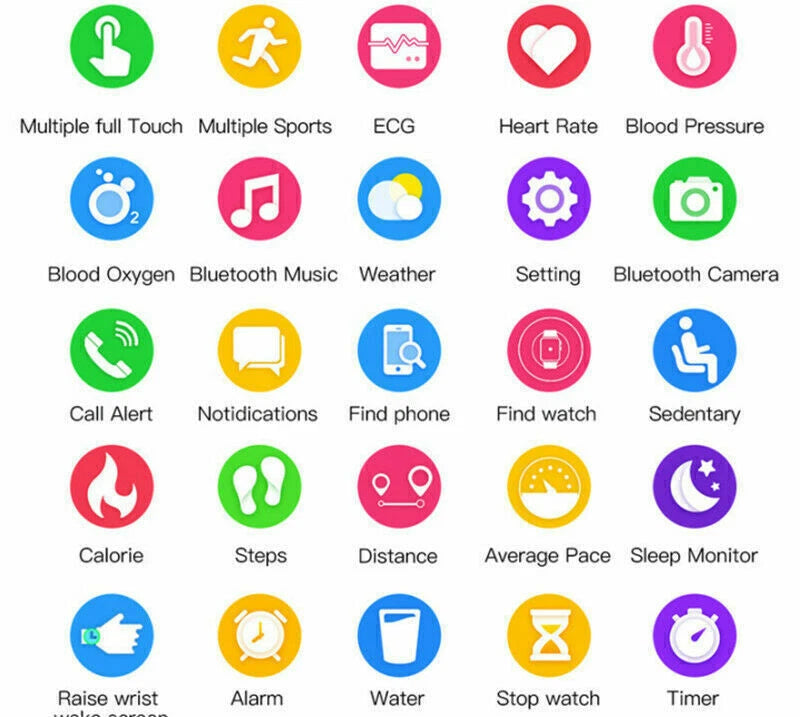 Reloj Inteligente L8 Ip68 Deportivo negro