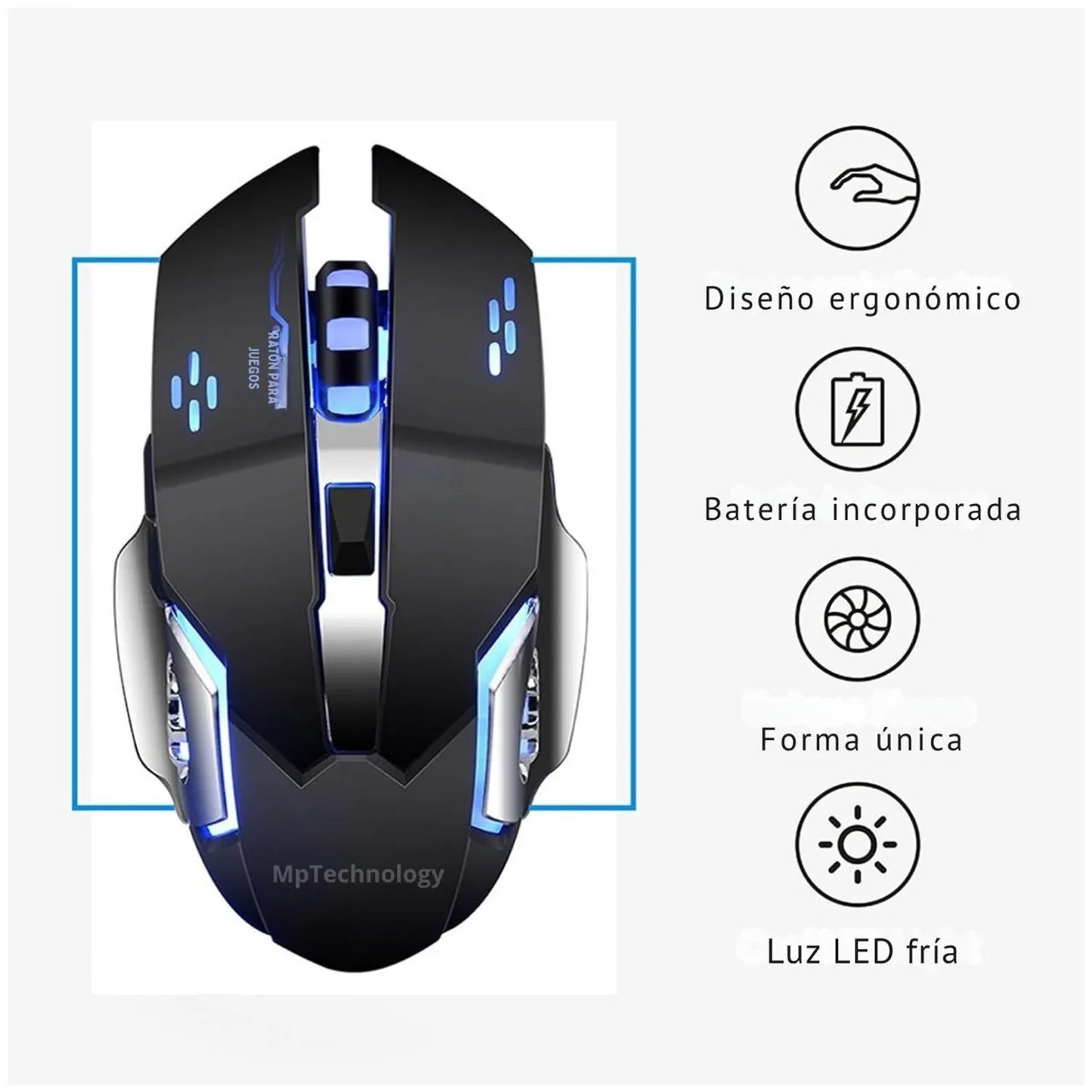 Mouse Gamer Q6 Inalambrico