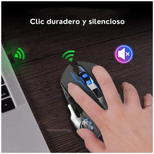 Mouse Gamer Q6 Inalambrico